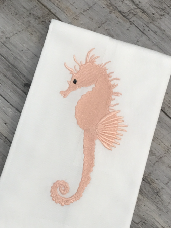- Serviette 50 x 50 cm Seepferdchen